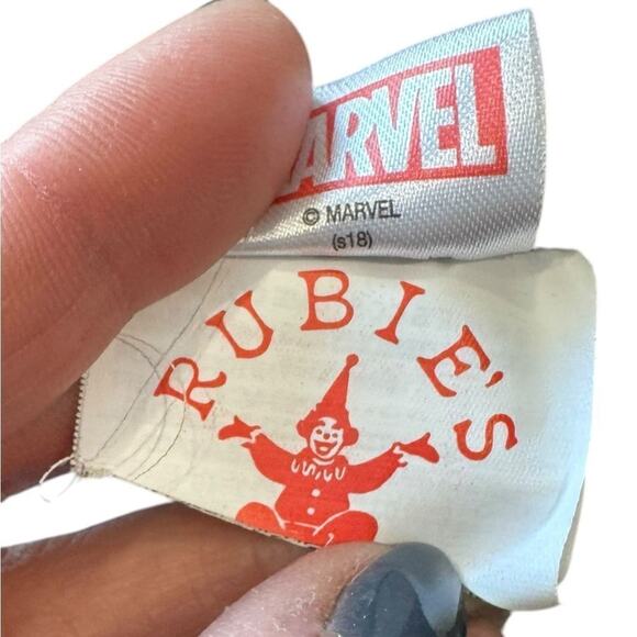 MARVEL RUBIE’S Black Panther Costume Size 10-12 years Battery operated light up - Picture 4 of 13